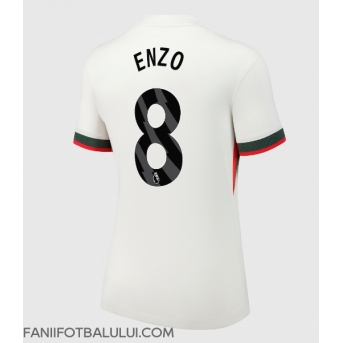 Chelsea Enzo Fernandez #8 Tricou Fotbal Replică 2025-26 Femei Deplasare